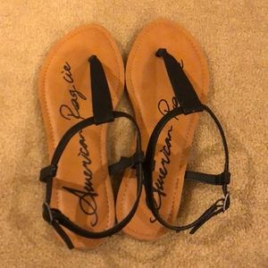NWOT American Rag Black Sandals